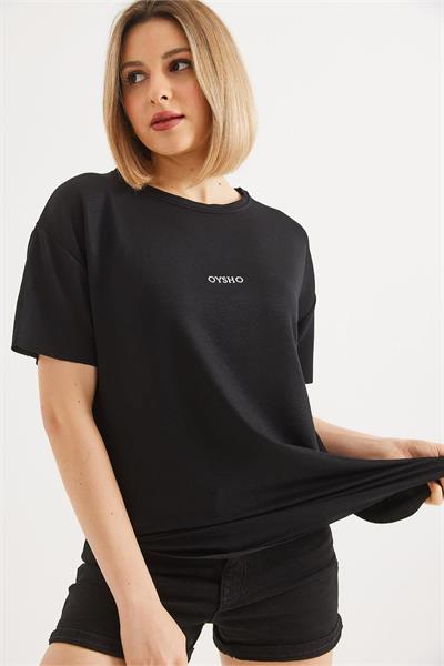 Oval Kesim Baskılı Oyhso Tshirt