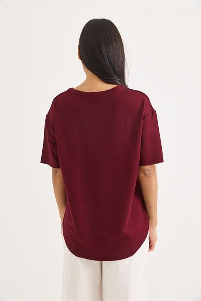 Oval Kesim Baskılı Oyhso Tshirt