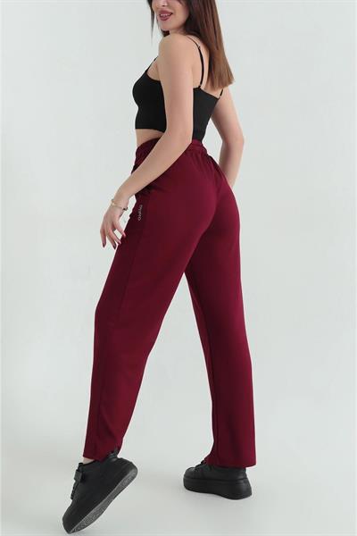 Oysh Modal Beli Lastikli Cepli Salaş Pantolon