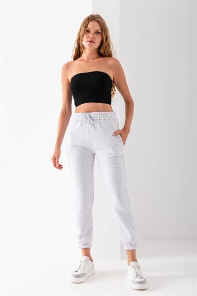 Paça Lastikli 3 İp Eşofman Altı