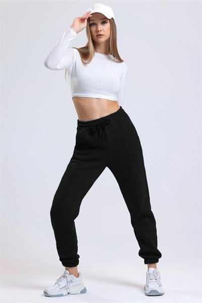 Paça Lastikli 3 İp Eşofman Altı