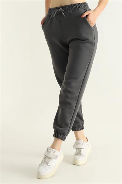 Paça Lastikli 3 İp Eşofman Altı