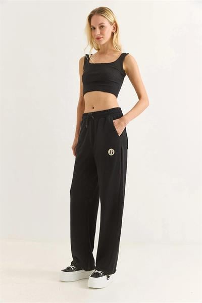 Paçası Lastikli Geniş Paça Eşofman Altı