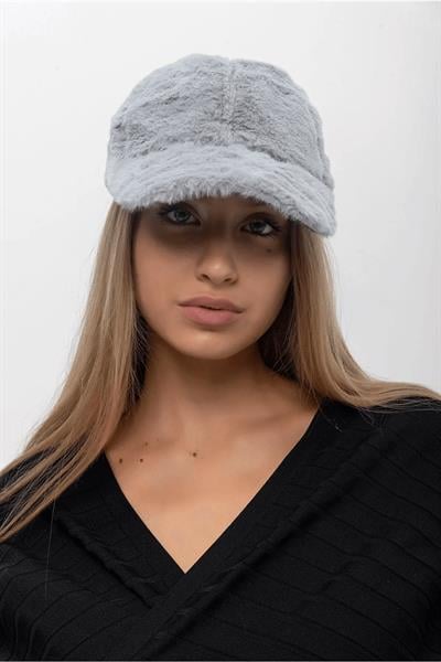 Peluş Cırtlı Kap Şapka