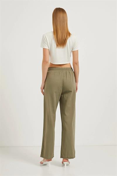 Püsküllü Gabardin Pantolon