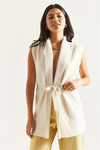 Sakallı Triko Yelek