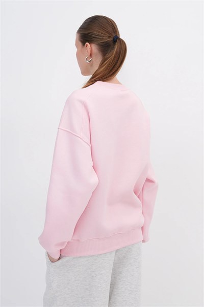 Şardonlu Bisiklet Yaka 3 İp Sweat
