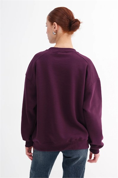 Şardonlu Bisiklet Yaka 3 İp Sweat