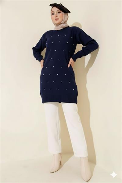 Serpme Taşlı Sakallı Tunik