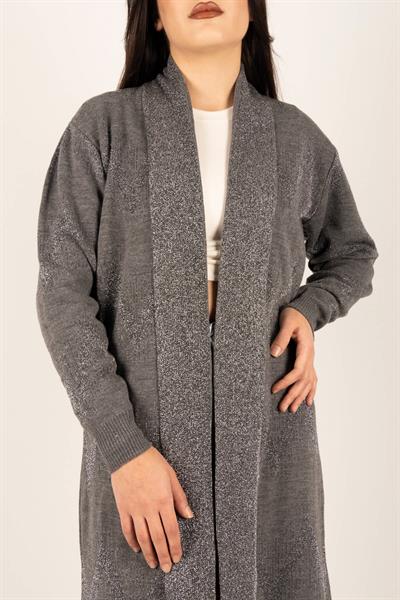 Sim Şeritli Uzun Hırka