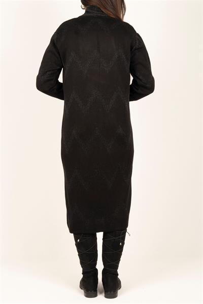 Sim Şeritli Uzun Hırka