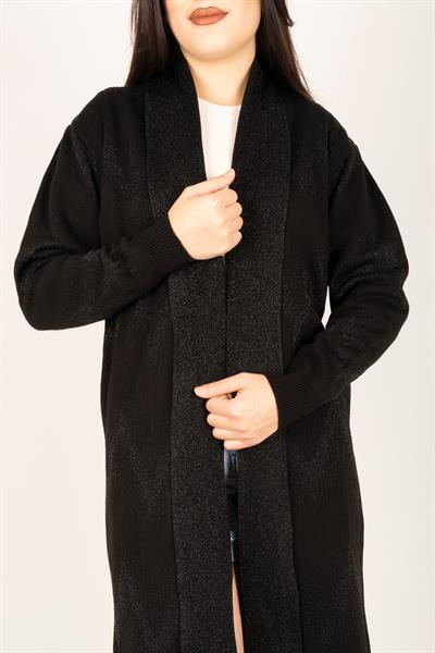 Sim Şeritli Uzun Hırka