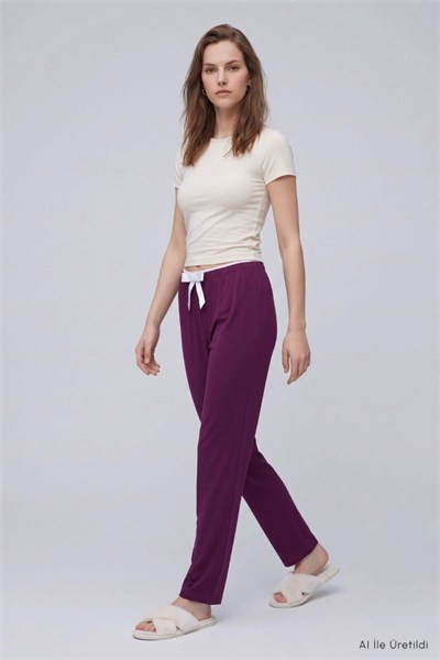 Soft Düz Model Milan Pijama Altı