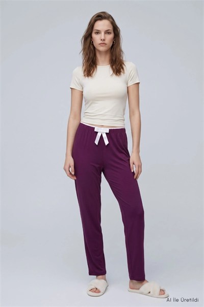 Soft Düz Model Milan Pijama Altı