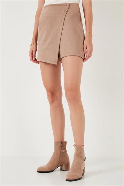Süet Şort Etek