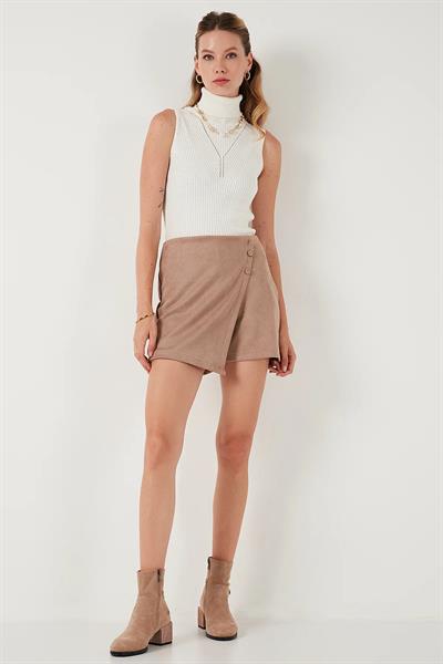 Süet Şort Etek