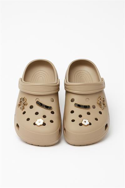 Taşlı Crocs Terlik