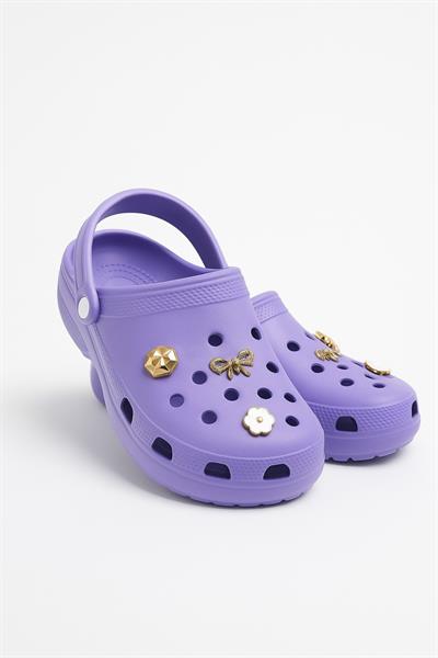 Taşlı Crocs Terlik