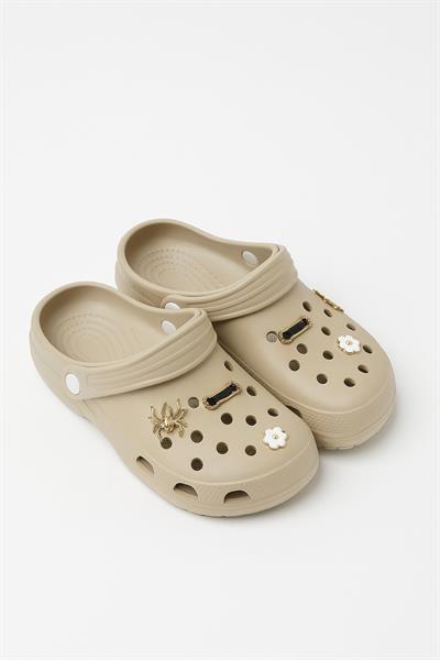 Taşlı Crocs Terlik