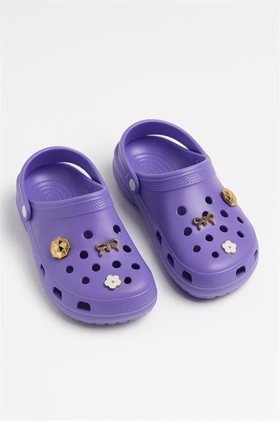 Taşlı Crocs Terlik