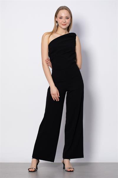 Tek Omuz Geniş Paça Tulum