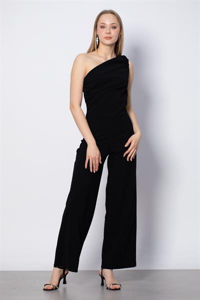 Tek Omuz Geniş Paça Tulum