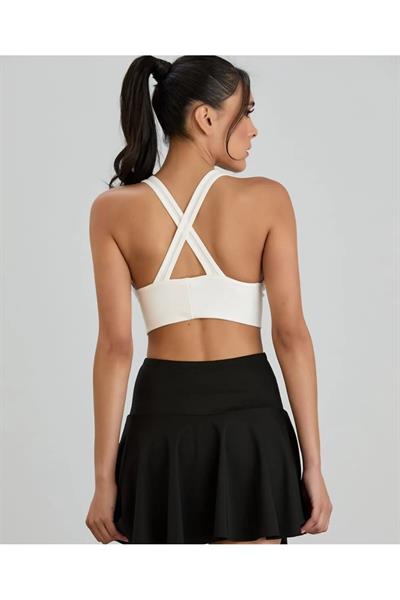 V Yaka Fitilli Kalın Kemer Büstiyer