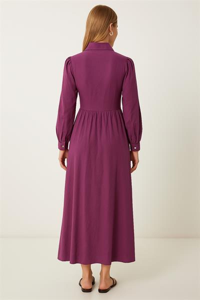 Yandan Bağlamalı Boydan Elbise