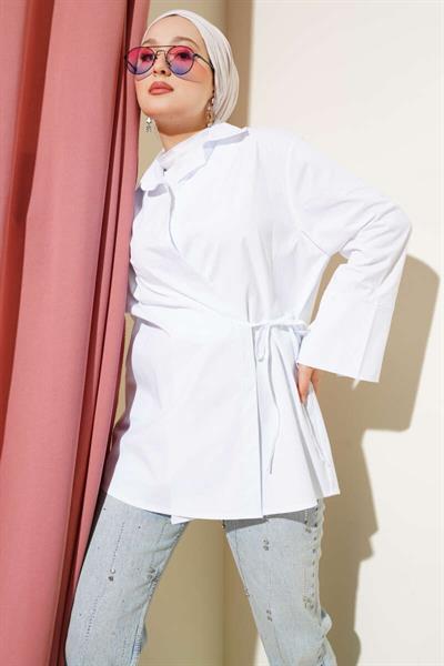 Yandan Bağlamalı Gömlek