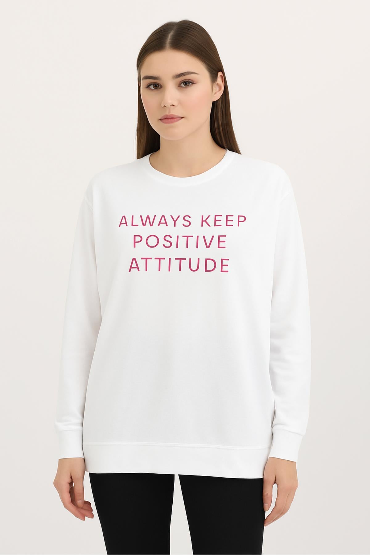 Always Baskılı SweatKADIN SWEATSHİRT