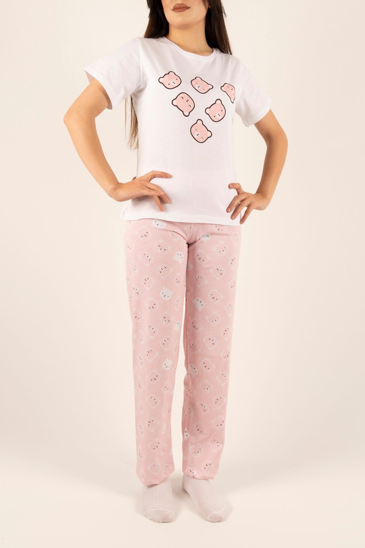 Baskılı Pijama TakımıKADIN PİJAMA TAKIMI