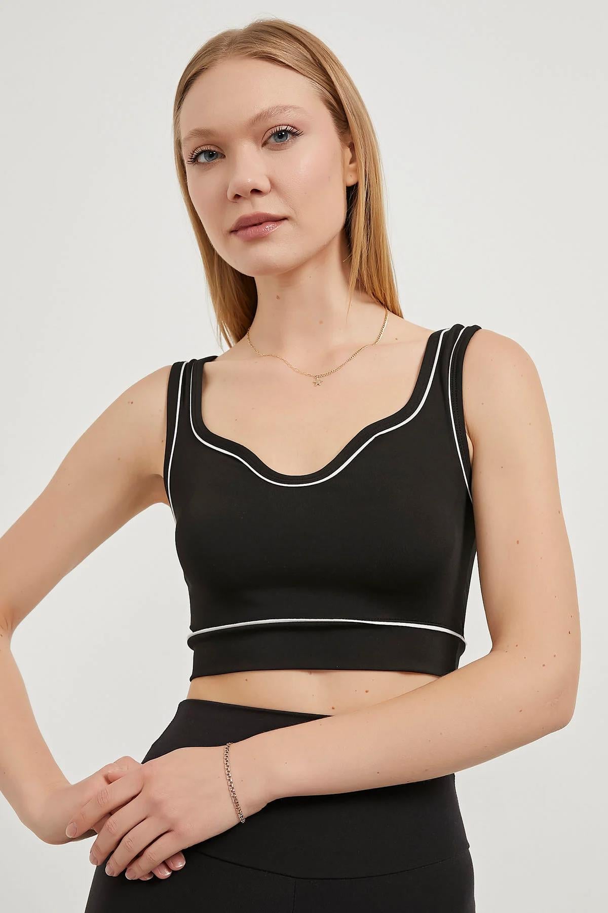 Biye Detaylı Crop BüstiyerKADIN BÜSTİYER
