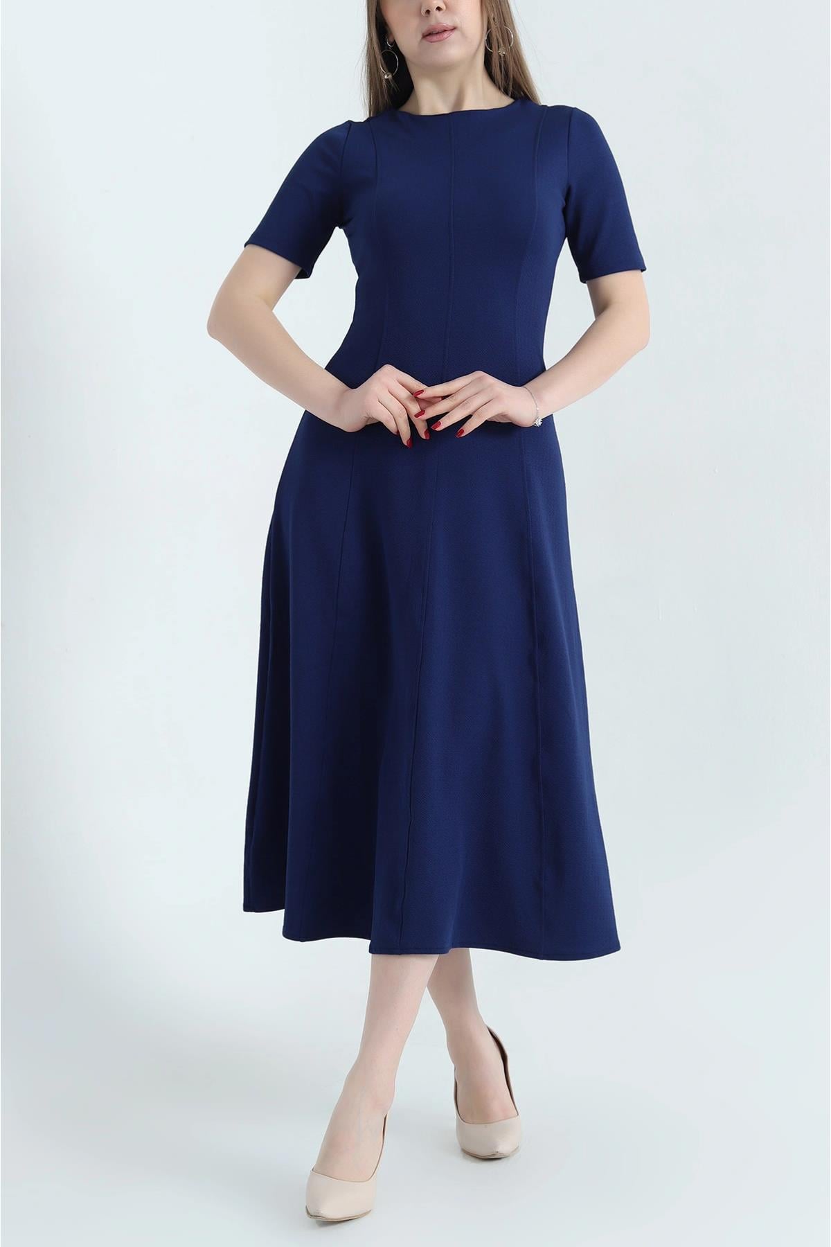 Çimalı Kısa Kol ElbiseKADIN ELBİSE