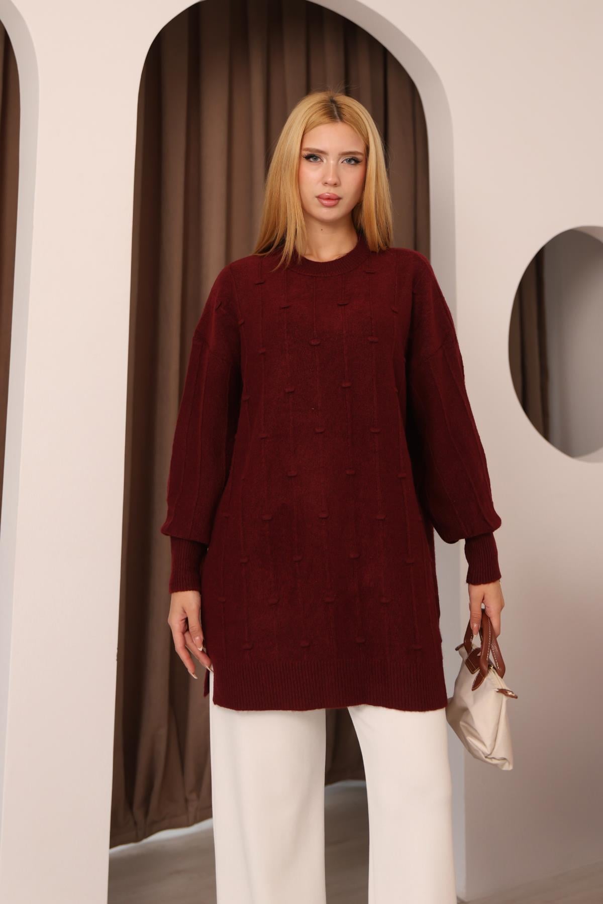 Desenli Triko TunikKADIN TUNİK