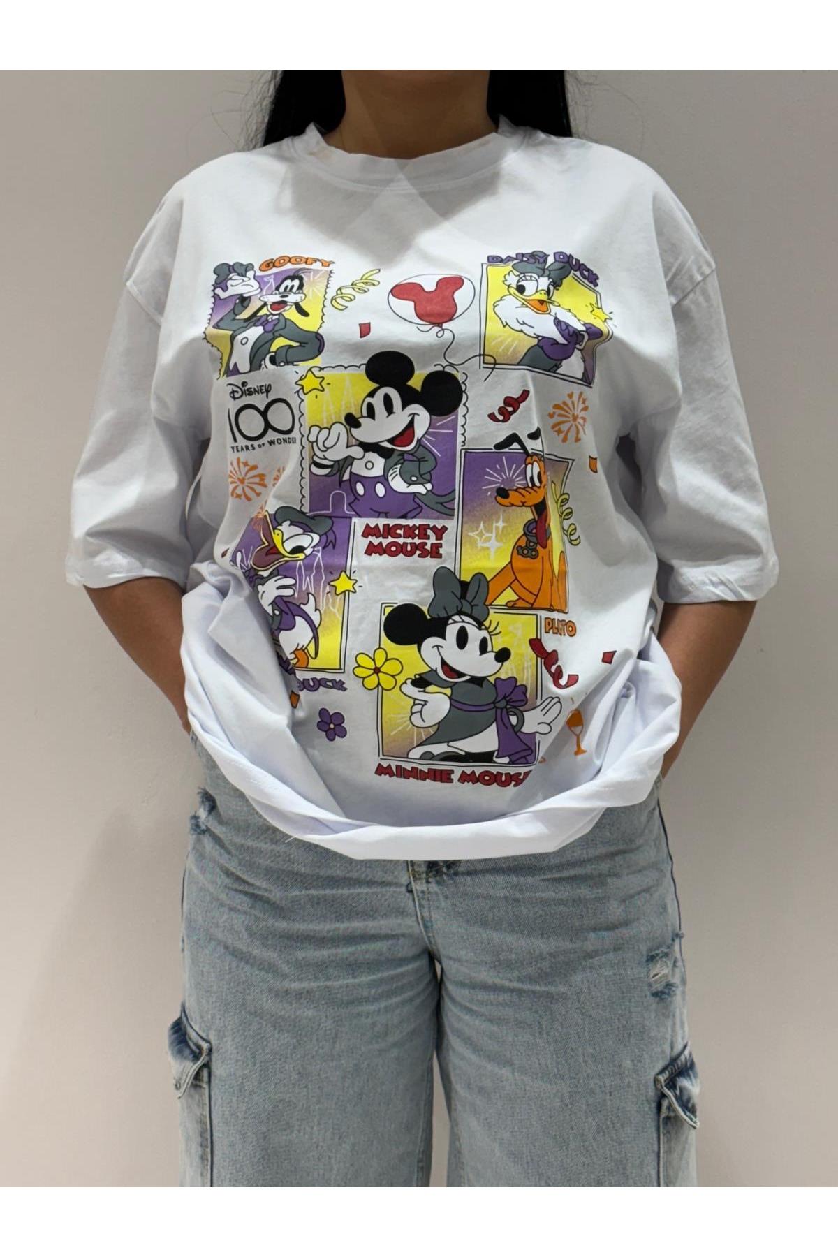 Disney Baskılı TshirtKADIN T-SHİRT