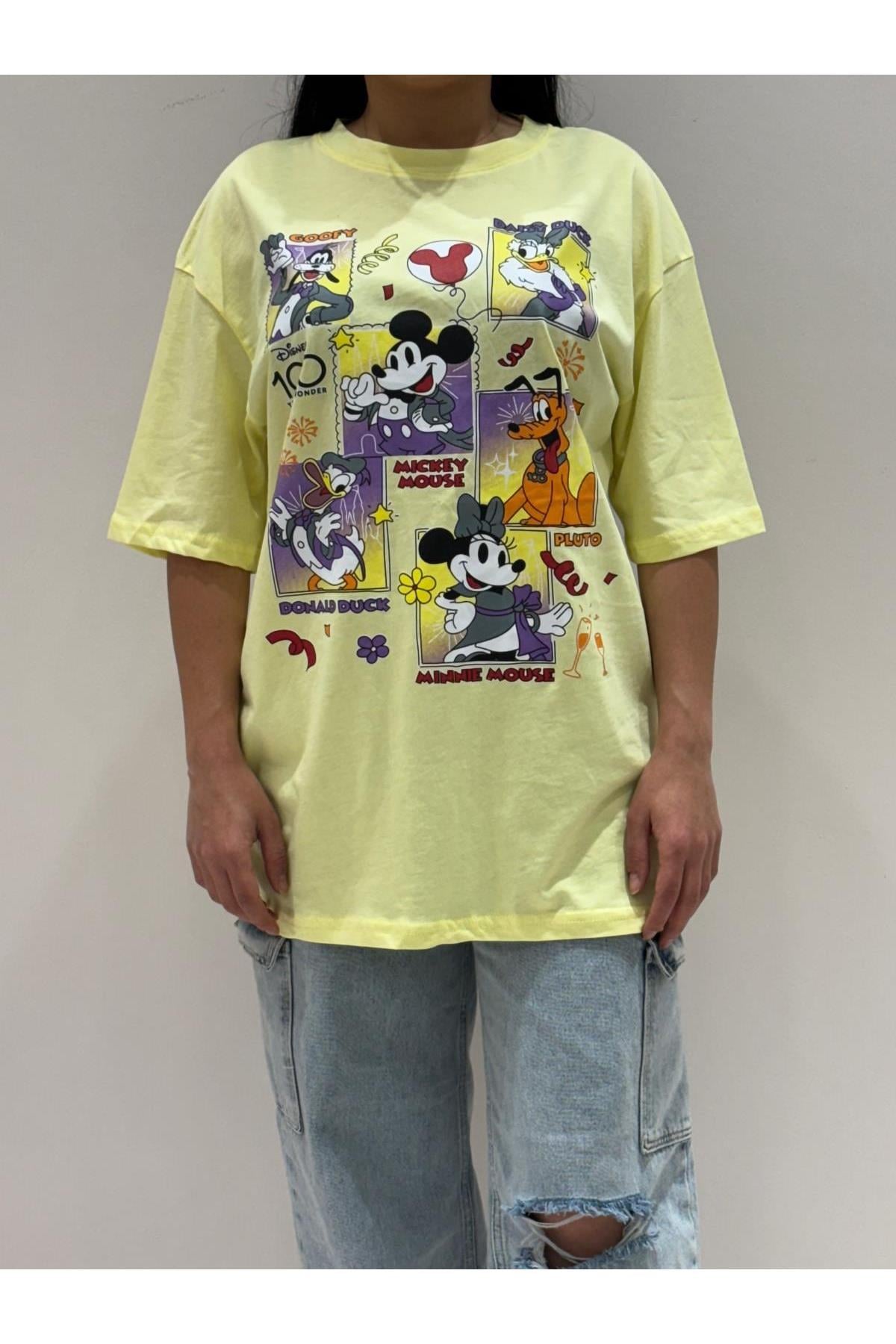 Disney Baskılı TshirtKADIN T-SHİRT