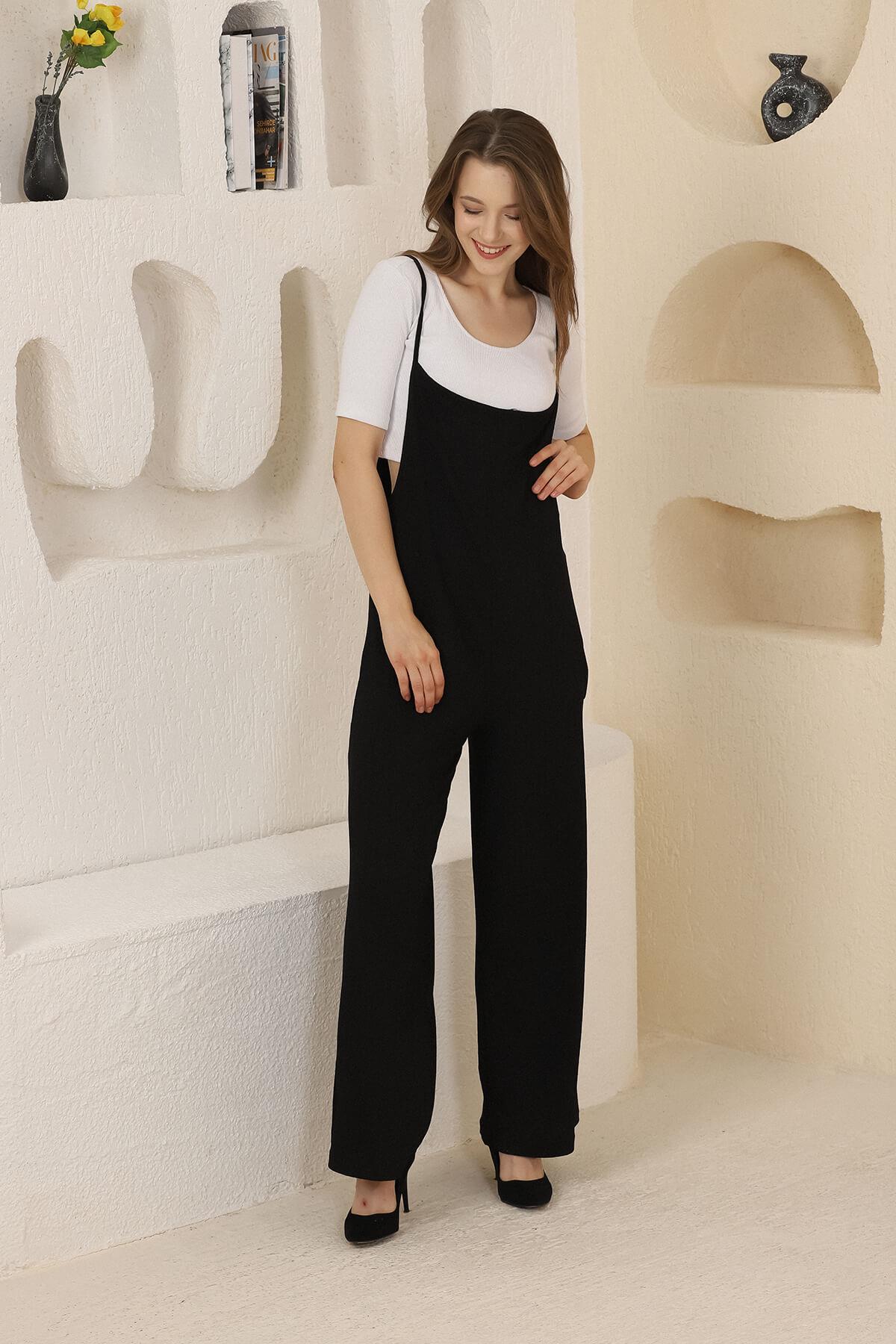 İp Askılı Bürümcük TulumKADIN TULUM