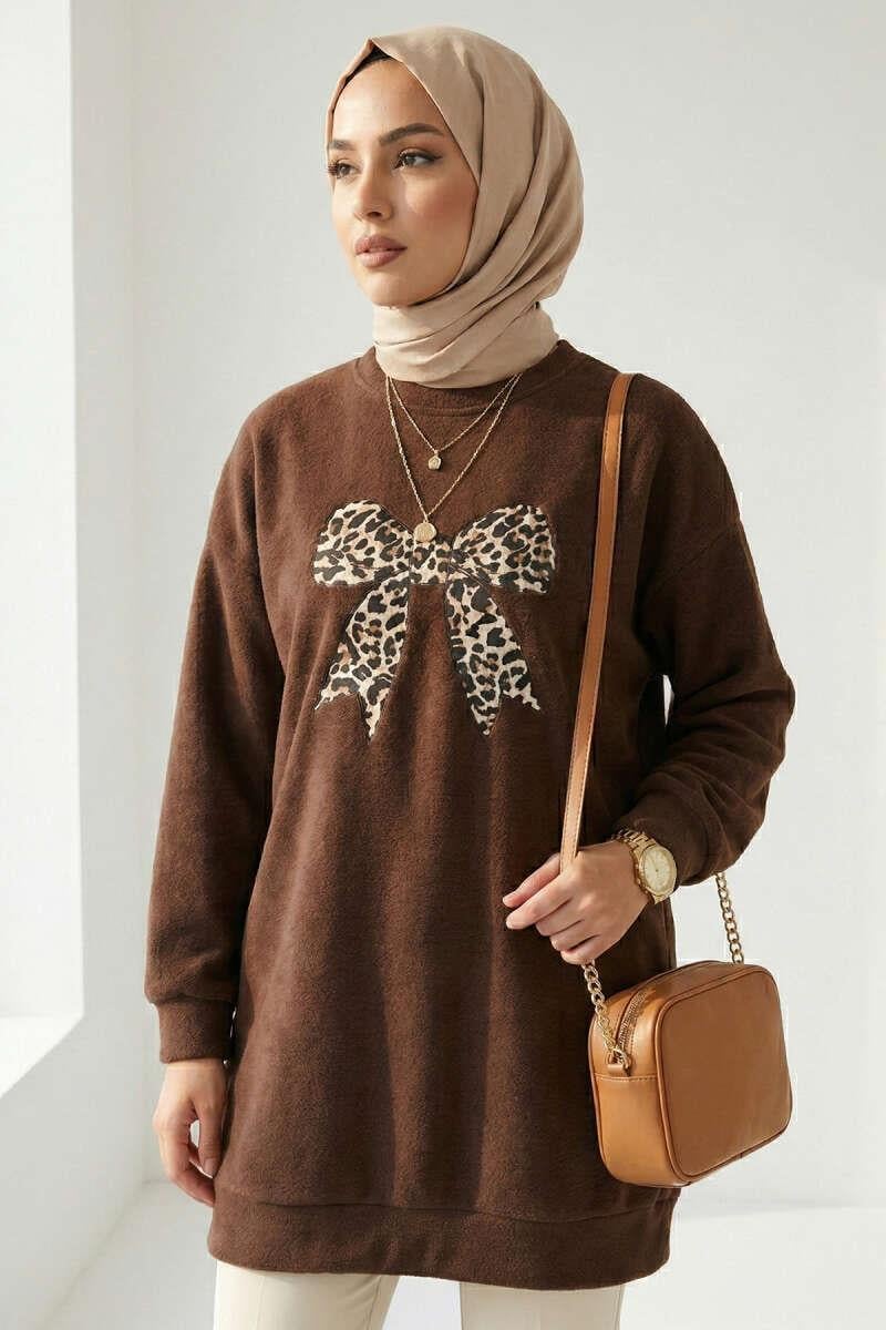 Kurdele Baskılı TunikKADIN TUNİK