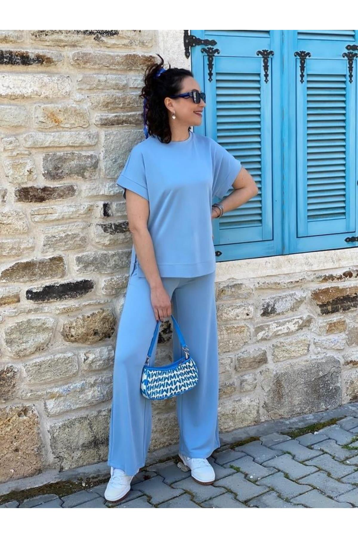 Modal Tshirt Pantolon İkili TakımKADIN ALT - ÜST TAKIM