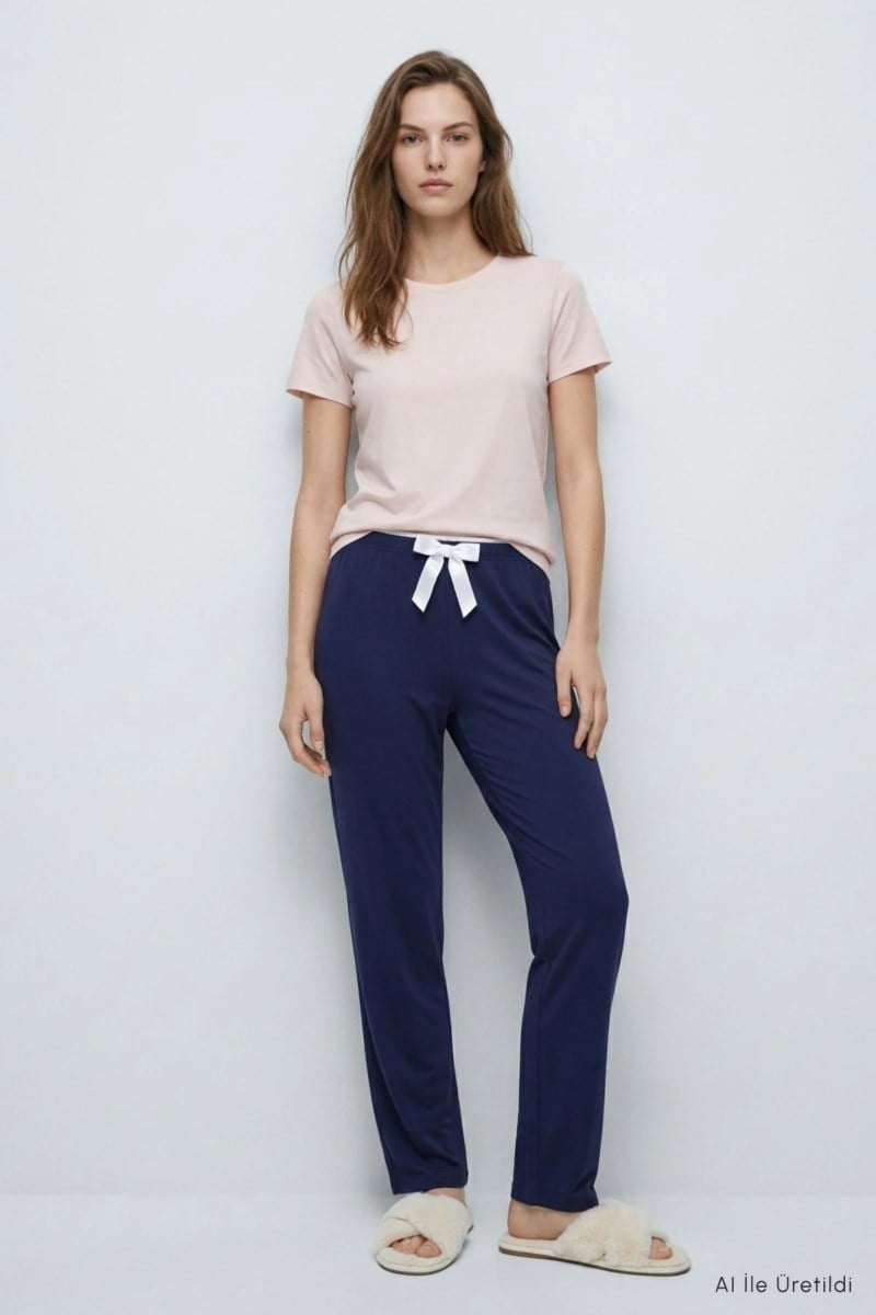 Soft Düz Model Milan Pijama AltıKADIN PİJAMA ALTI