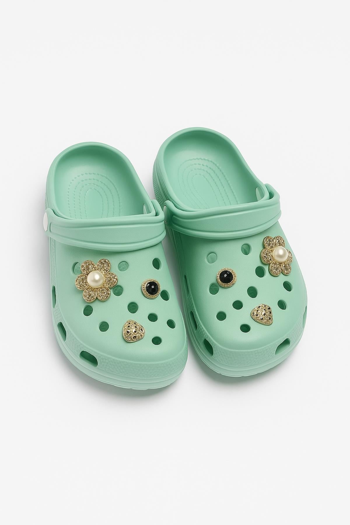 Taşlı Crocs TerlikKADIN TERLİK