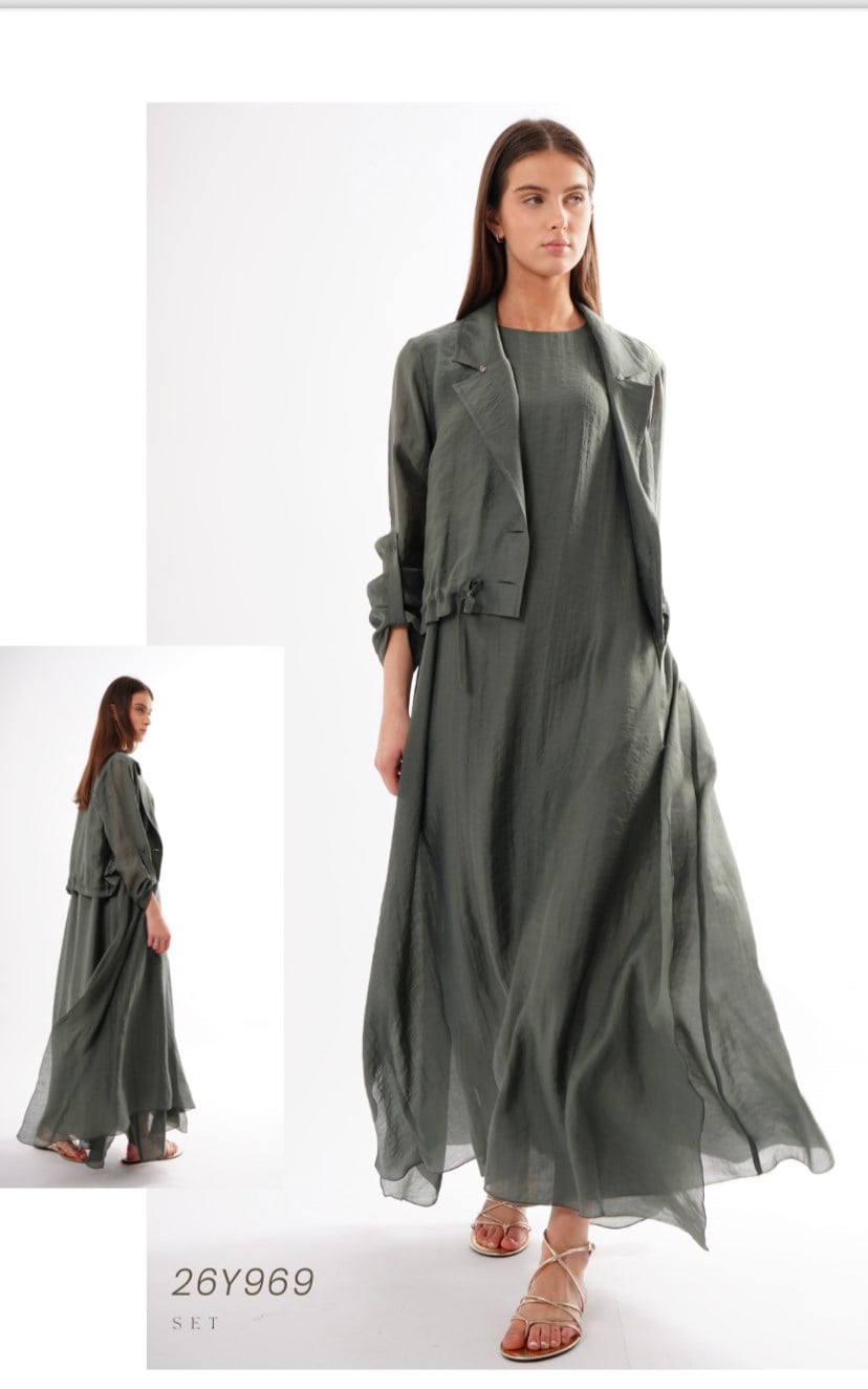 CEREMONY BOLEROLU KOLSUZ ELBİSE TAKIM