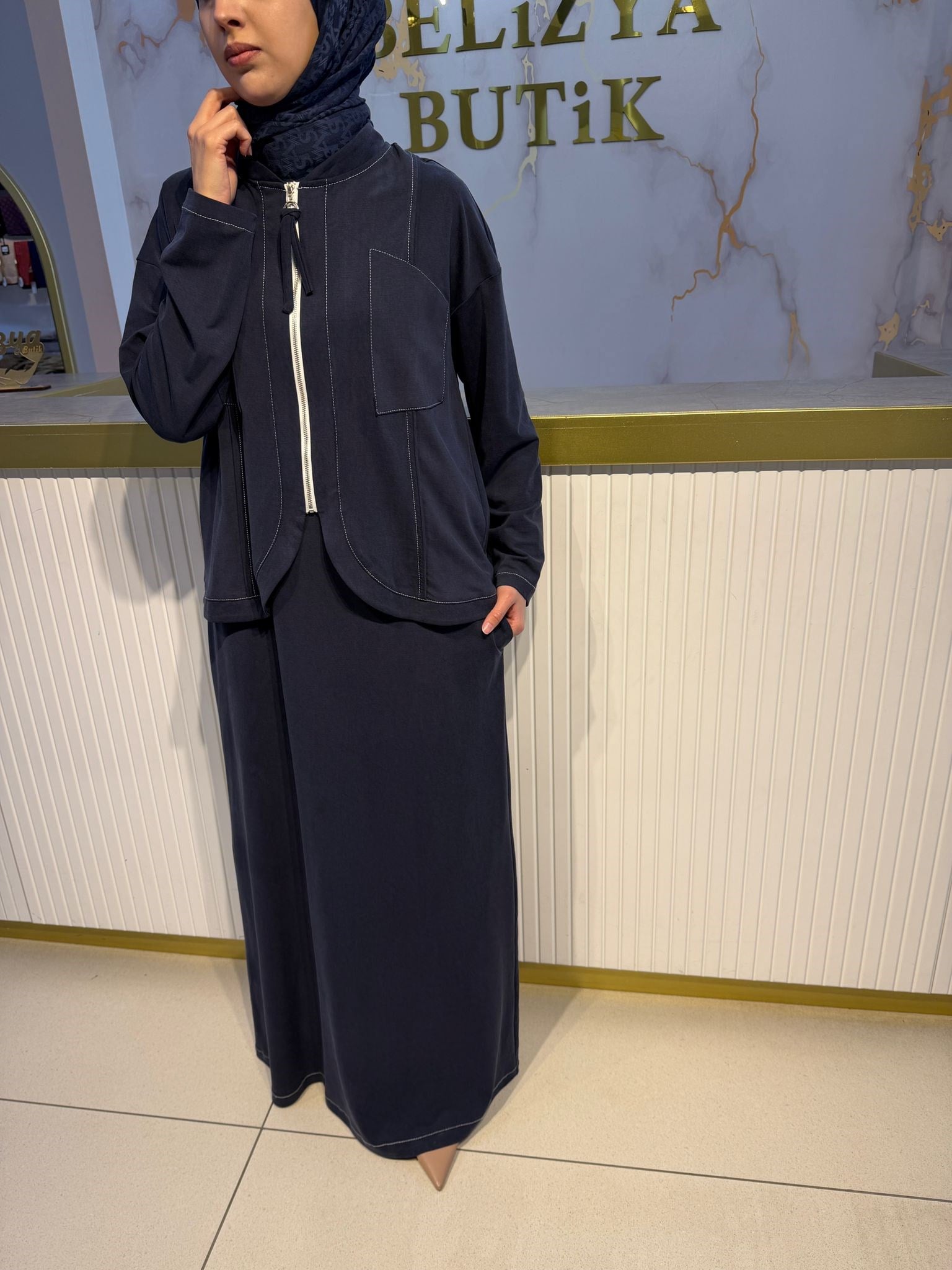 CEREMONY TENSEL LYOCEL ELBİSE