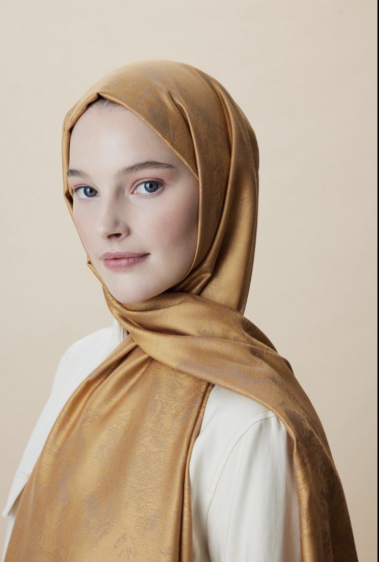 Maisa Jade Modal İpek Jakarlı Şal 70*200