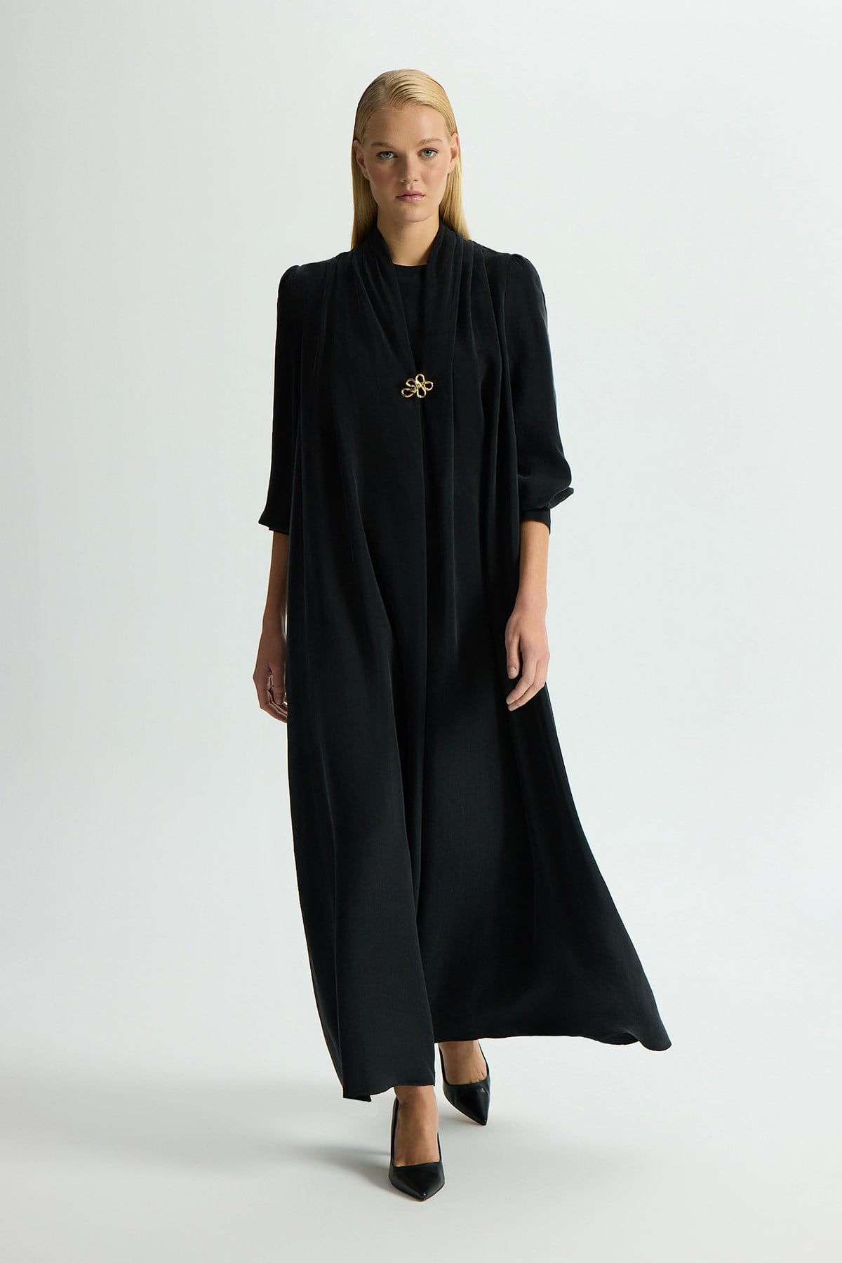 Missdalida Broşlu Kupro Elbise