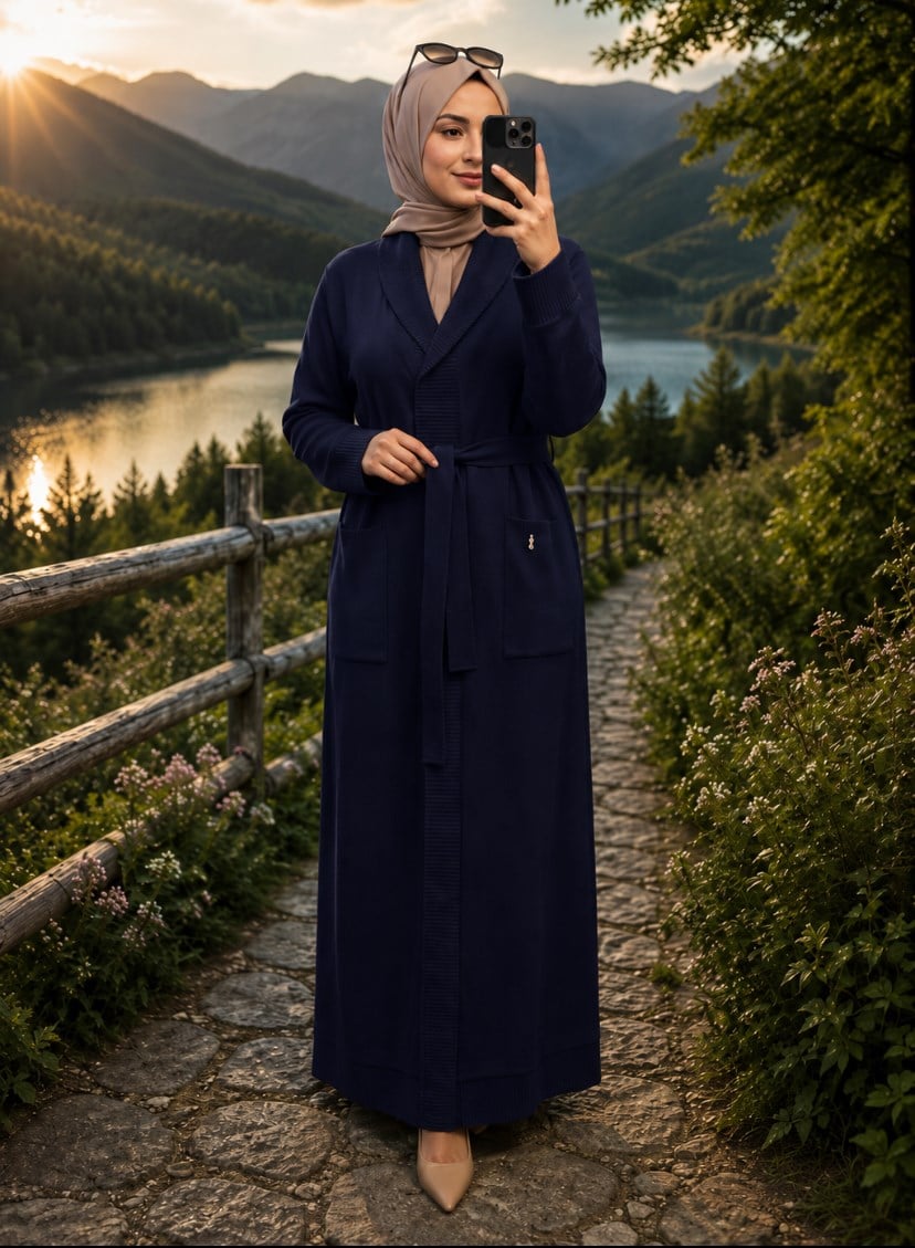 Missdalida Çelik Örme Hırka