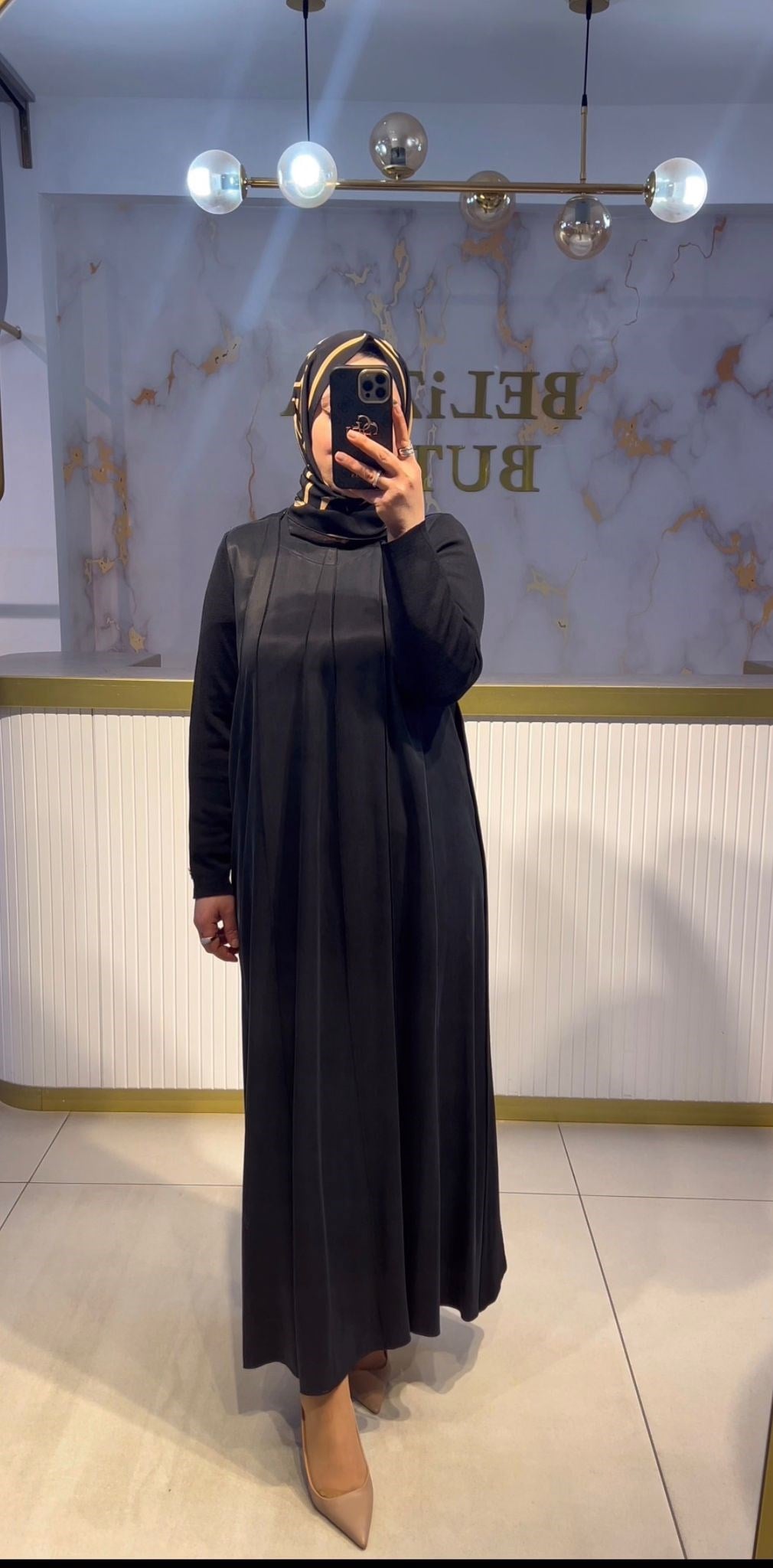 Missdalida Yün Detaylı Kupra Elbise