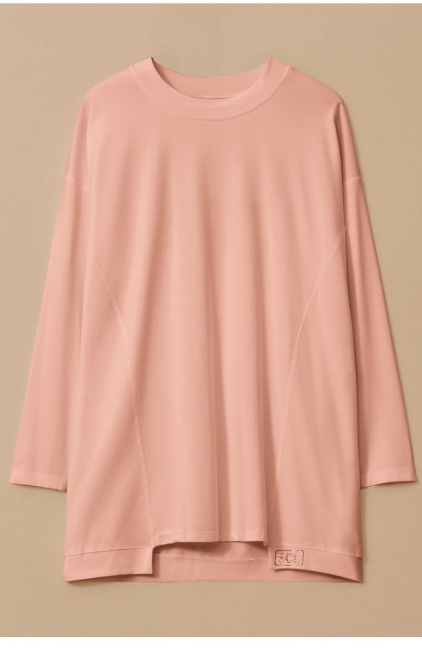 SEÇİL YUVARLAK YAKA OVERSİZ TUNİK