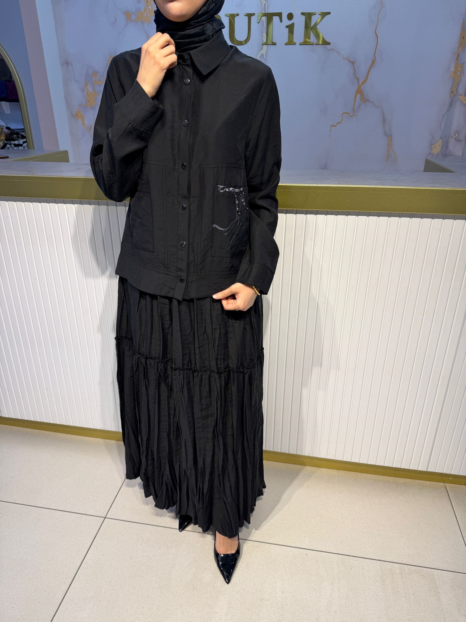 CEREMONY KRAŞ ETEKLİ TAKIM