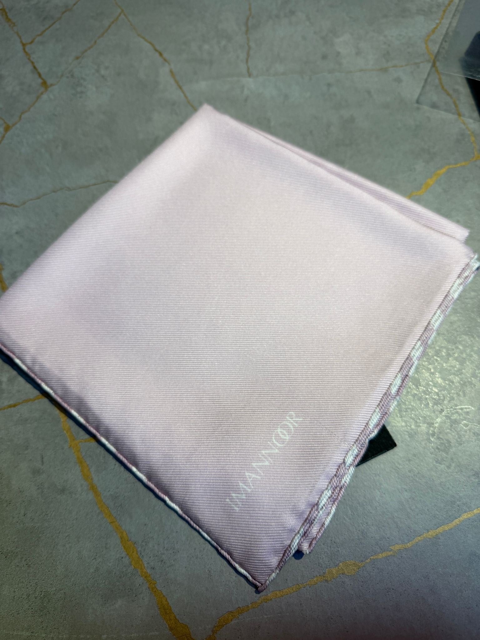 İmannoor Çift Taraflı Pudra Beyaz Tiwil İpek Eşarp 90.90